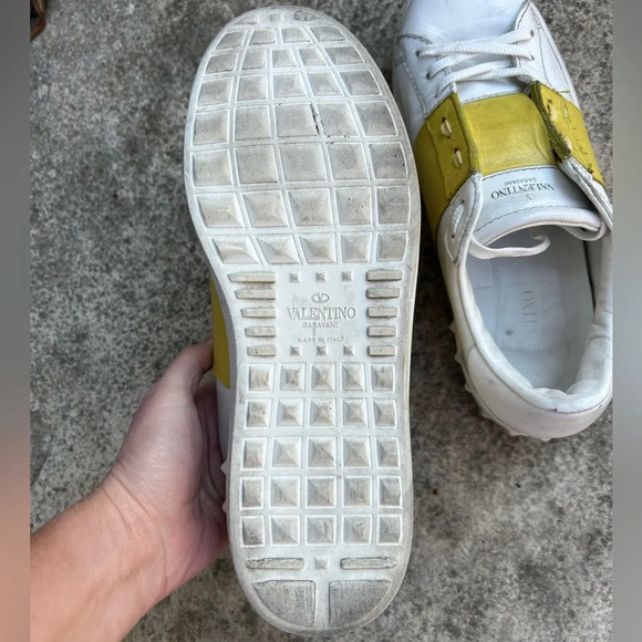 Valentino Garavani Open Rockstud low-top sneakers, size 41 - Picture 10 of 14